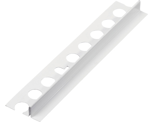PROTEKTOR eind-/eindprofiel met schaduwvoeg voor droogbouw, gegalvaniseerd staal, wit, 3000 x 10 mm, bundel = 15 stuks