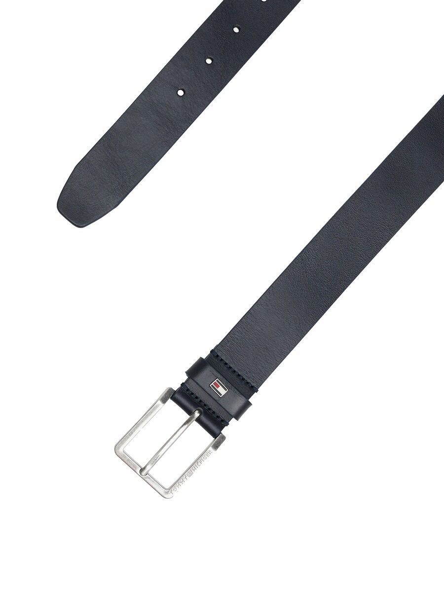TOMMY HILFIGER<br>Cinto de couro Oliver 3,5 cm