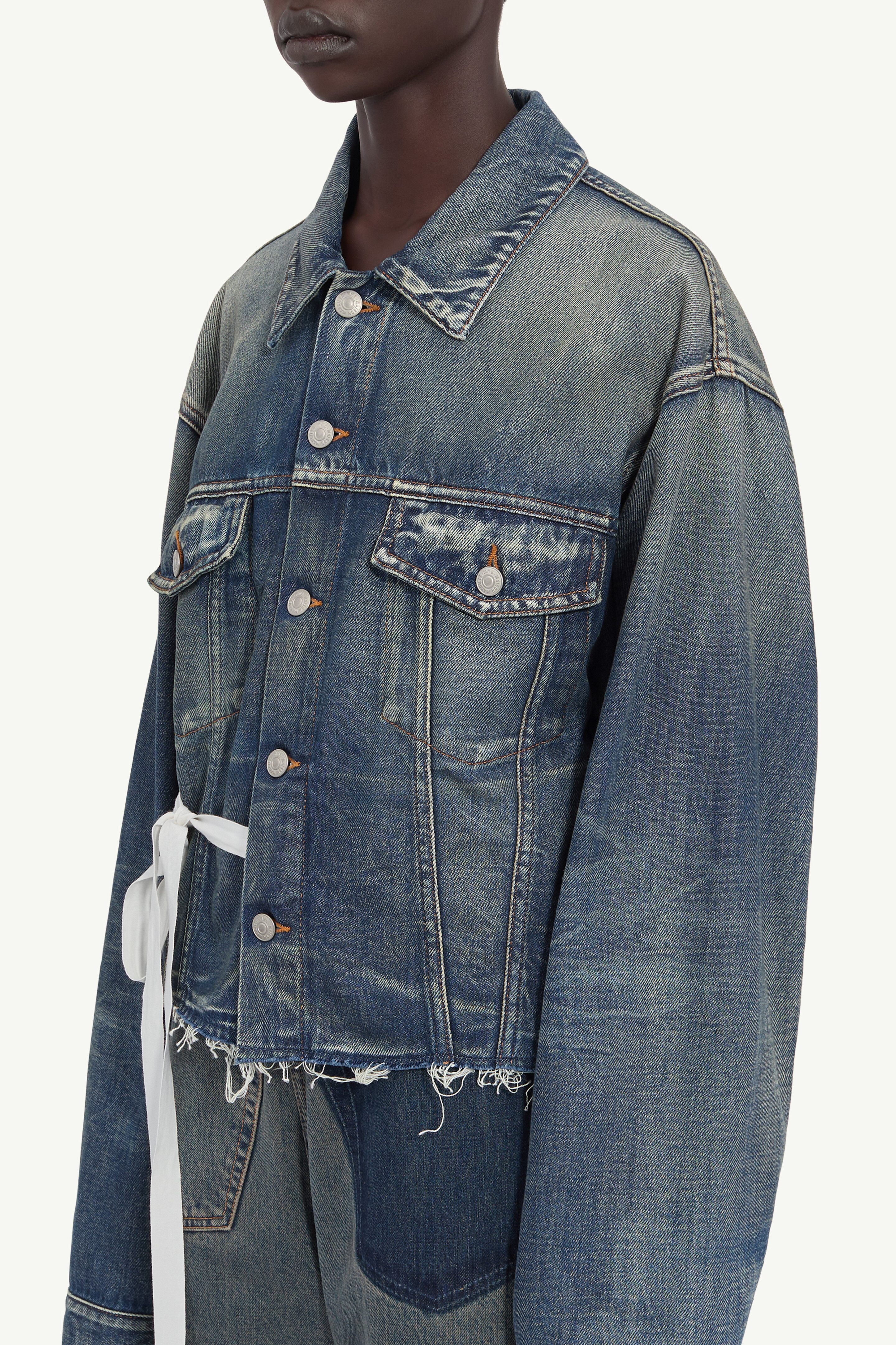 Veste en denim pour femme | MM6