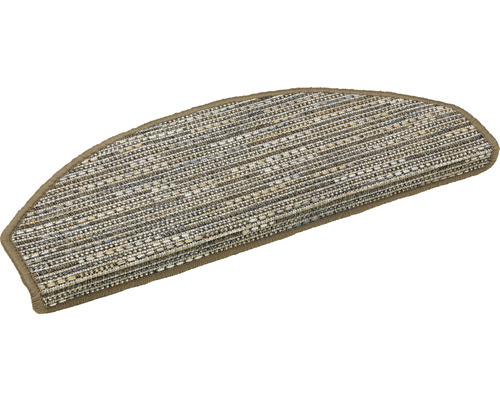 Trapmat Sylt taupe 28x65 cm