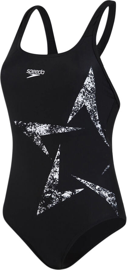 Speedo Placement Racerback badedragt Sort