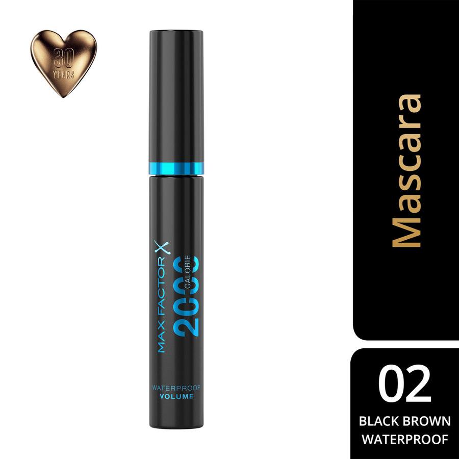 Max Factor 2000 Calorie Waterproof Mascara 9 ml – Black Brown