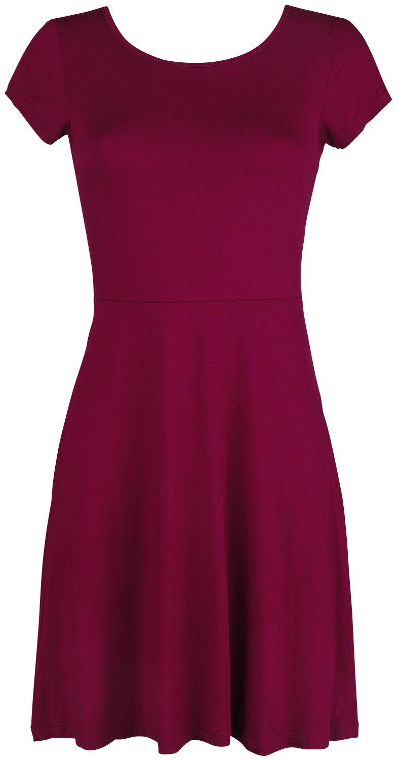Robe Rouge Avec Découpe Dans Le Dos & Laçage Décoratif | Black Premium by EMP Robe courte