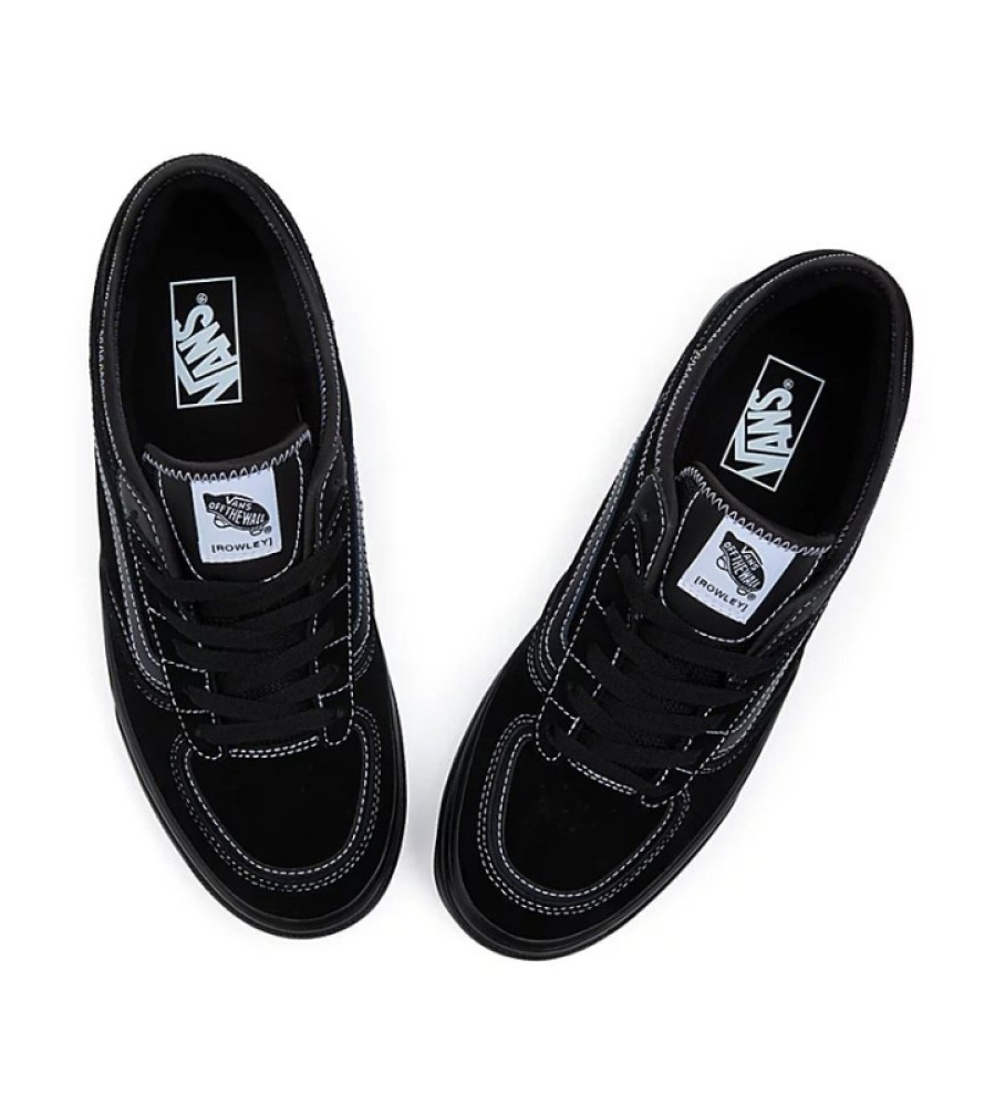 Tênis Vans Rowley Classic de Couro, Preto