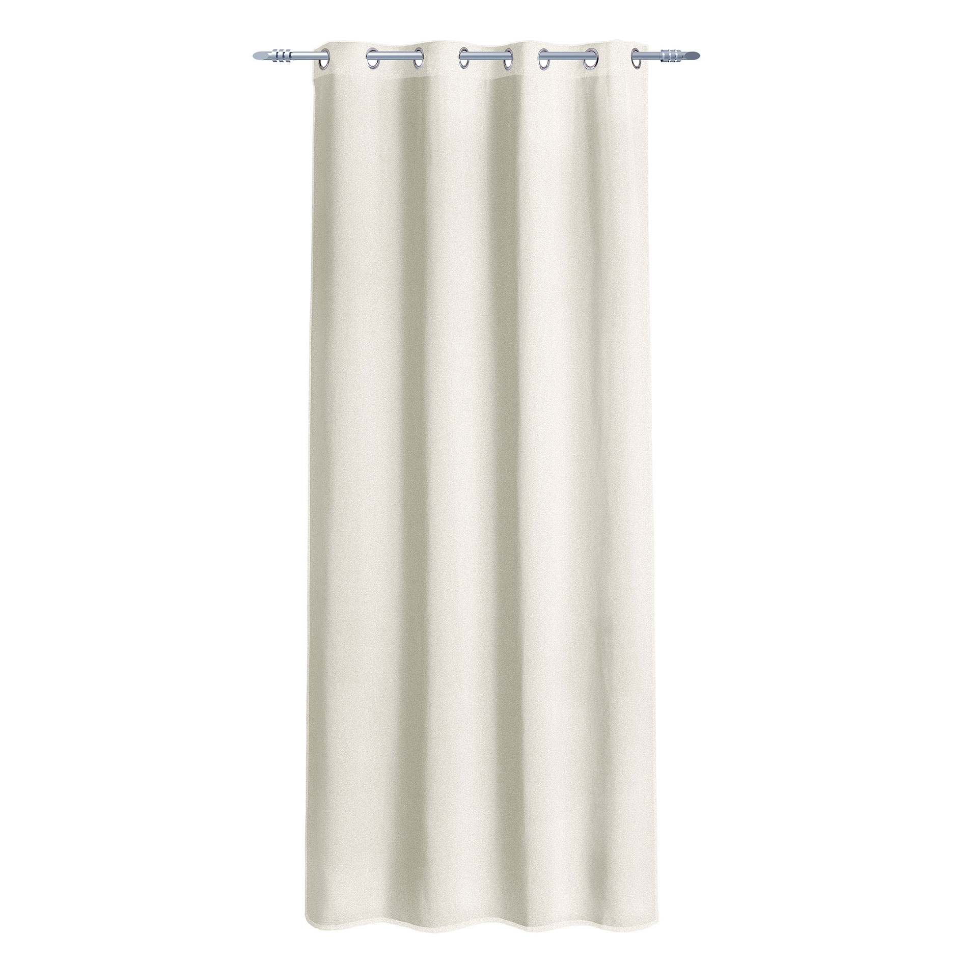 Ösenvorhang - cream - 140x245 cm