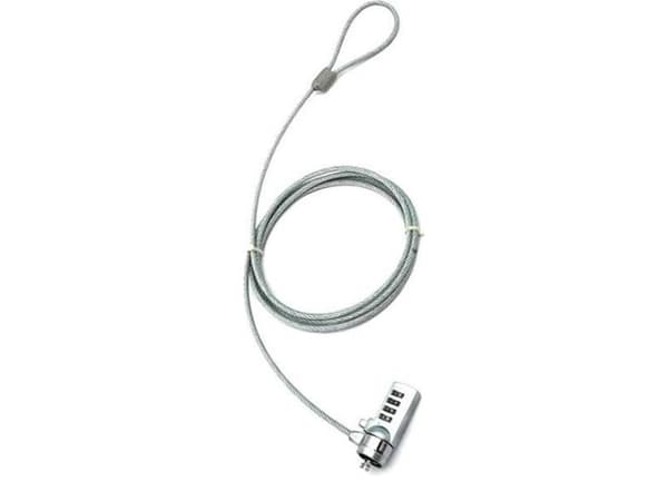 PremiumCord PREMIUMCORD Sikkerhetslås sikkerhetskabel på NTB 1,8m Kensington Lock (4-sifret kode, stålkabel)