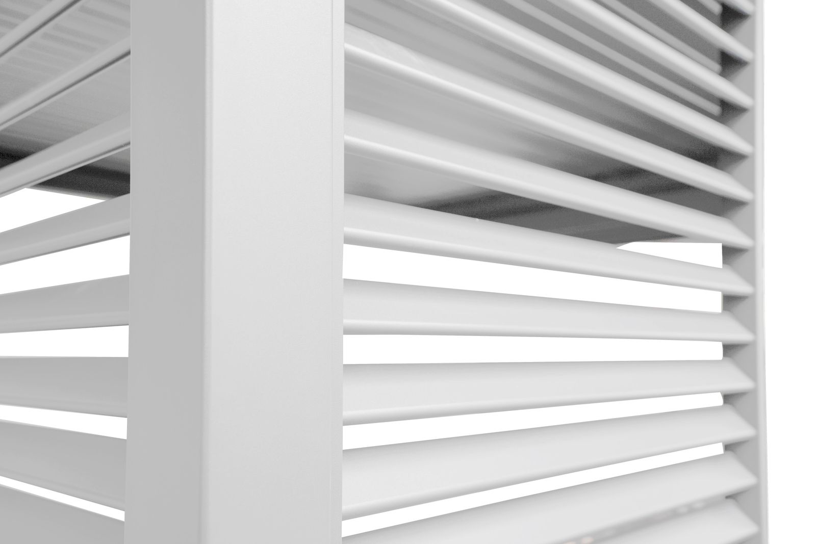 Novum Mirador 4M 123,5 x 238,25 Louvre Shutter Paneel - White
