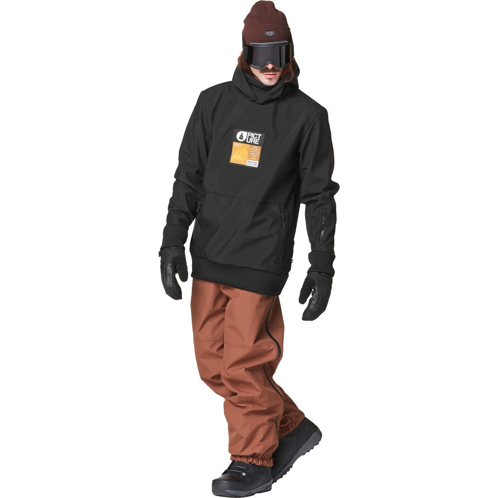 Picture Parker Softshell Hoody Herren schwarz