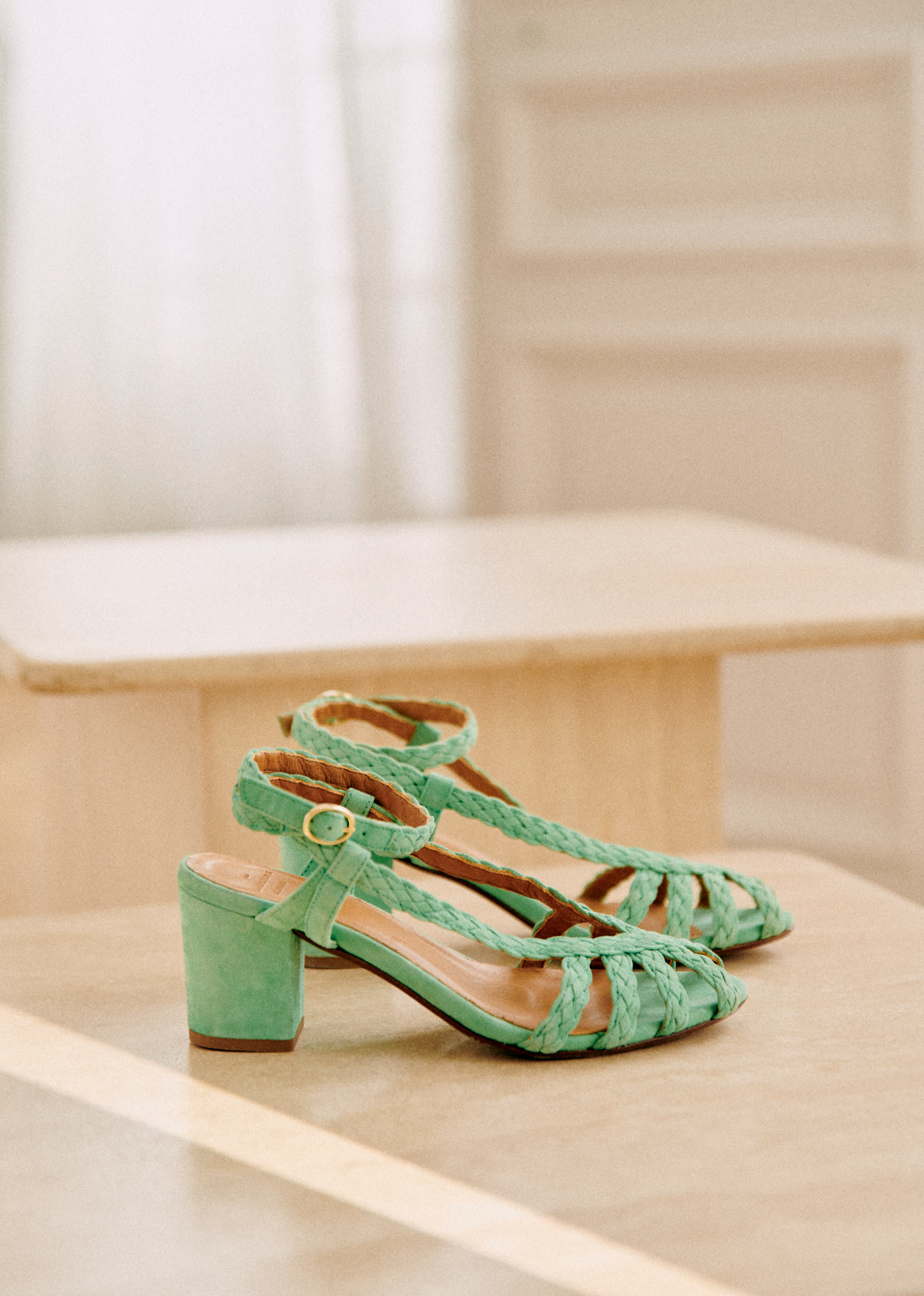 Sandales Natacha - Menthe tressé - SOULIERS/SOULIERS Sandales 5906222