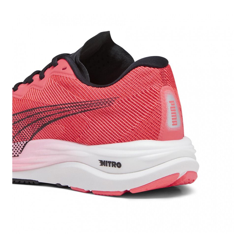 Puma VELOCITY NITRO 2 - Chaussures running Homme fire orchid/puma black