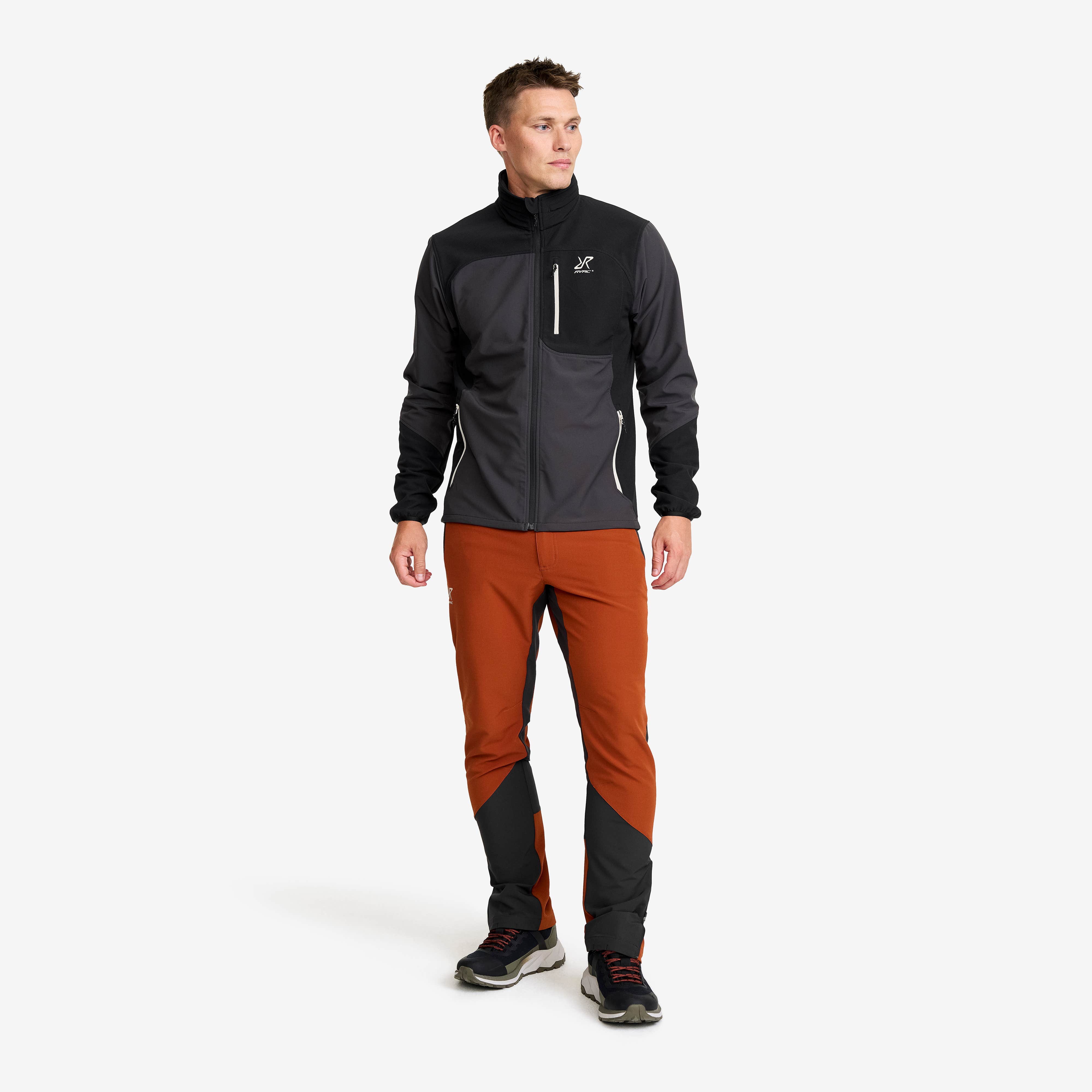 Ridge Trek Stretch Jacket Herre Black/Anthracite