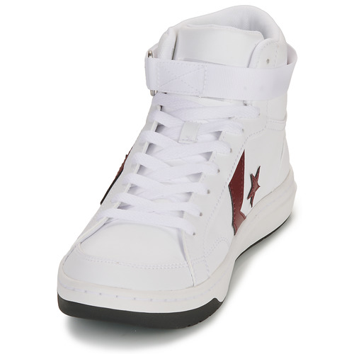 Converse - PRO BLAZE V2 LEATHER - Blanc / Bordeaux