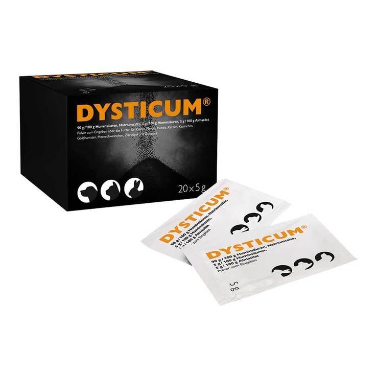 Dysticum Pulver zum Eingeben Beutel vet. (für Tiere), 20X5 g