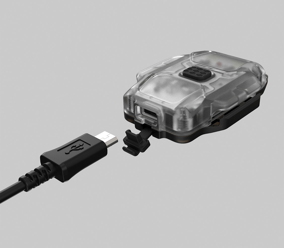 Armytek Crystal kompakte Multilampe mit weißem und rotem Licht