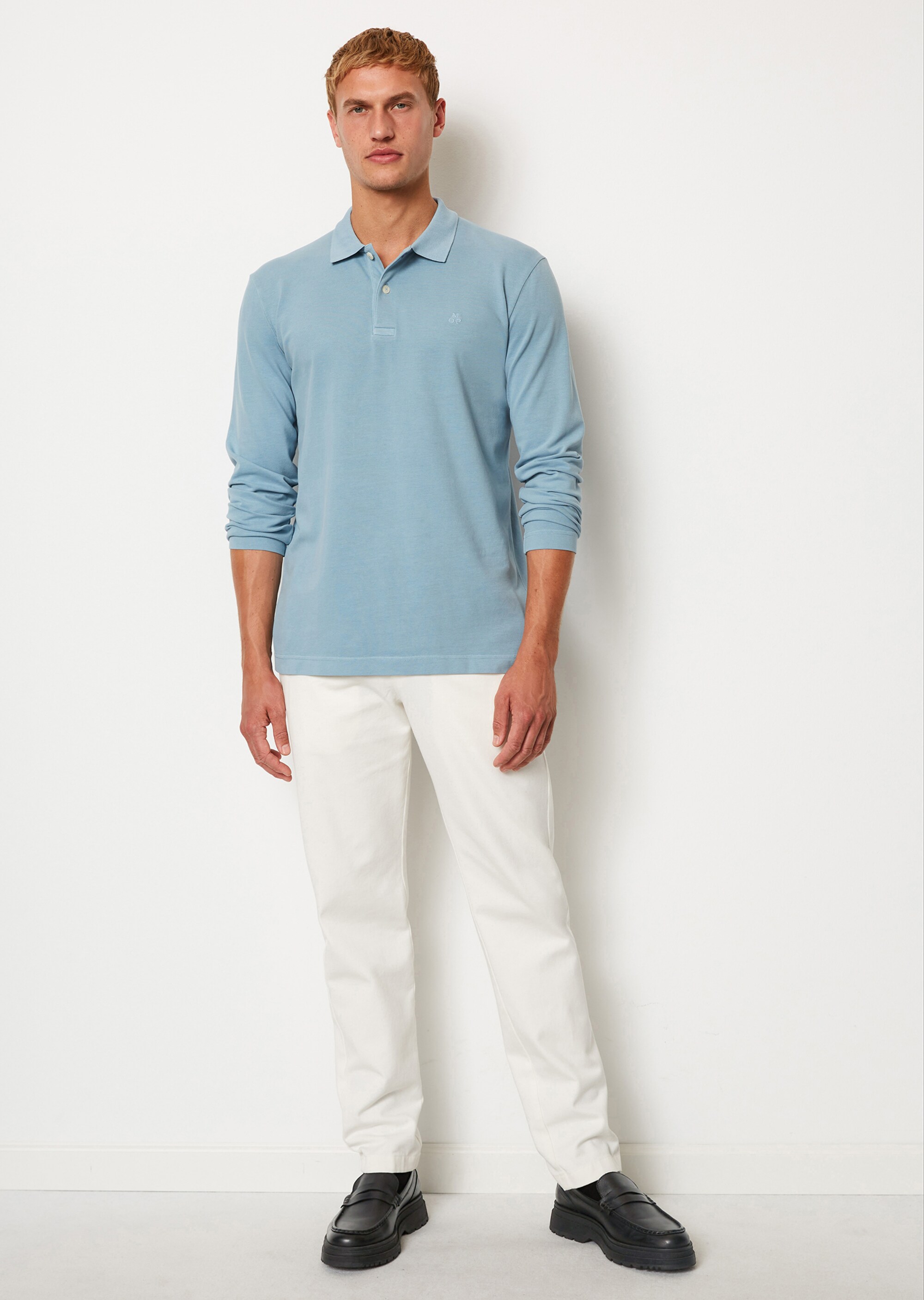Poloshirt Piqué regular aus Bio-Baumwolle mit Elasthan