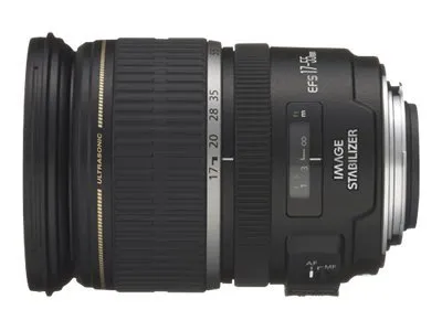 Canon EF-S - Zoomobjektiv - 17 mm - 55 mm - f/2.8 IS USM - Canon EF/EF-S - for EOS 1000, 40, 450, 50, 500, 7D, Kiss F, Kiss X2, Kiss X3, Rebel T1i, Rebel XS, Rebel XSi