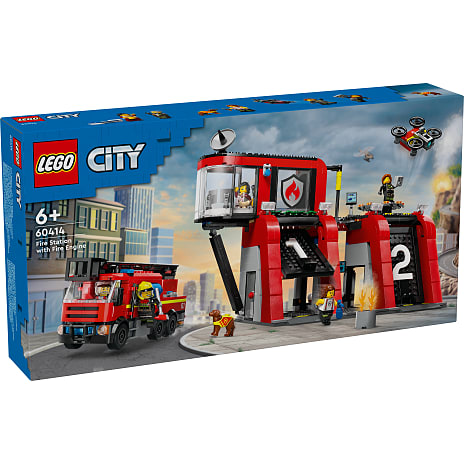 LEGO City Brandstation med brandbil 60414