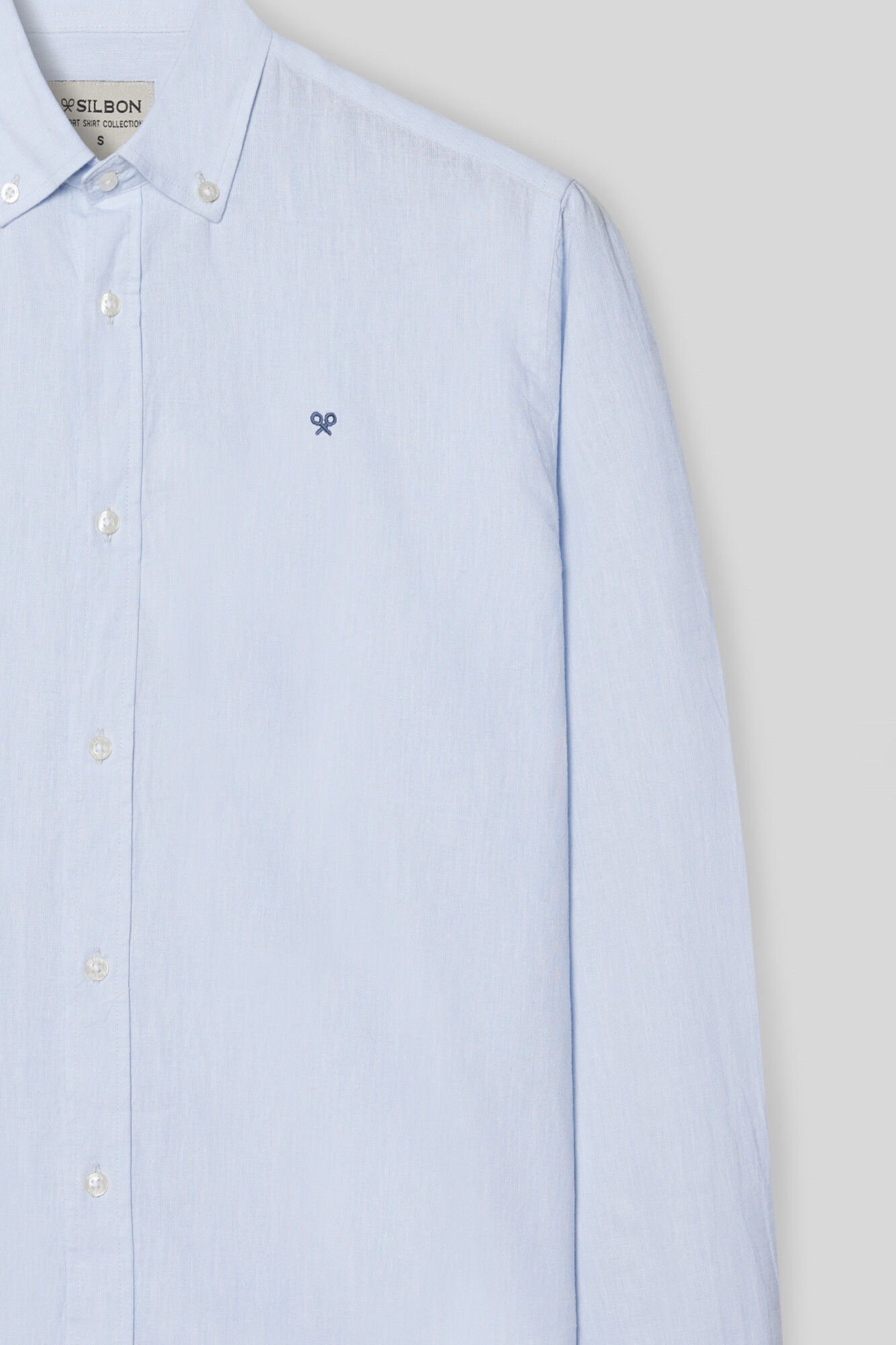 Camisa esportiva azul-clara - Azul