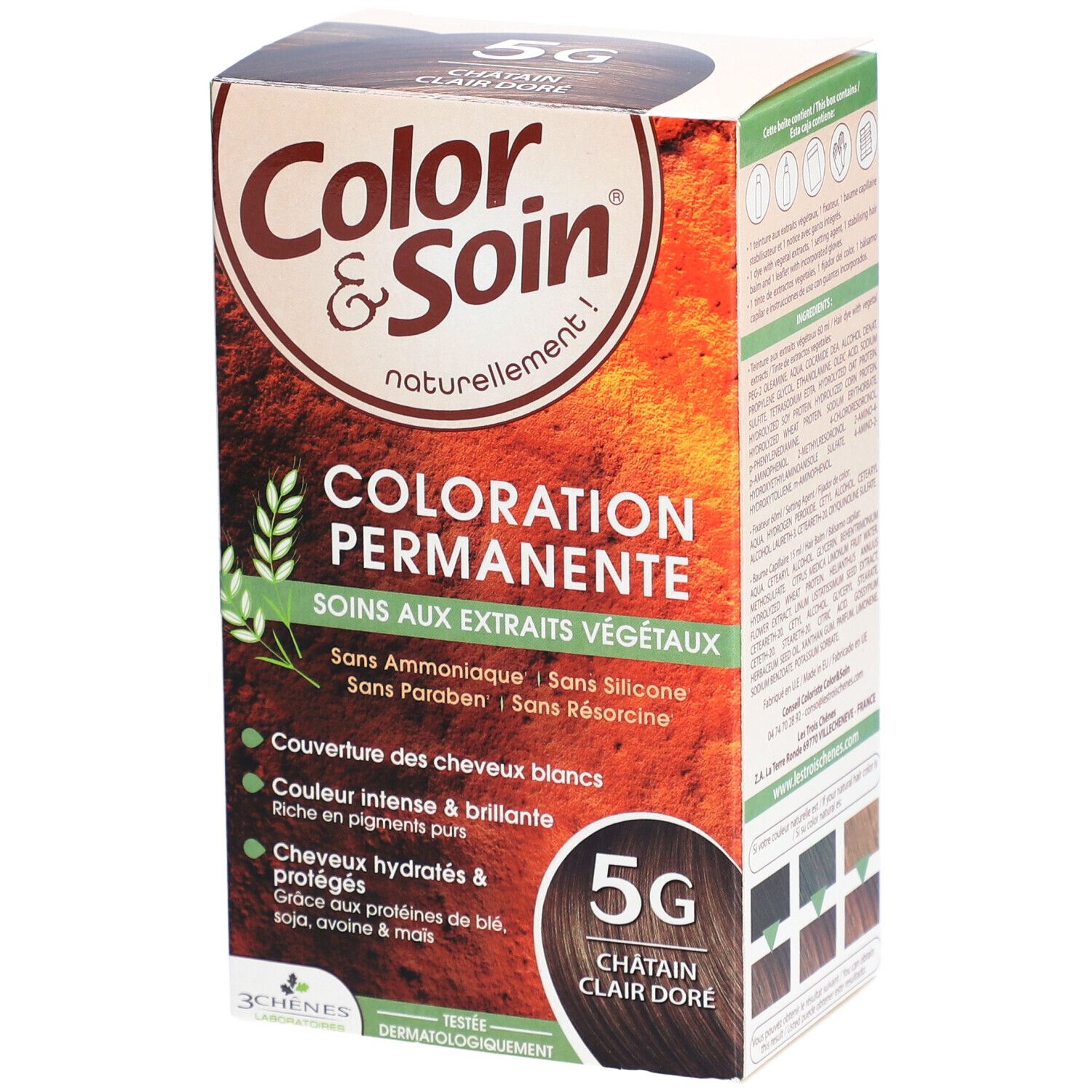 Les 3 Chênes Color & Pflege 5G hellbraun goldfarben