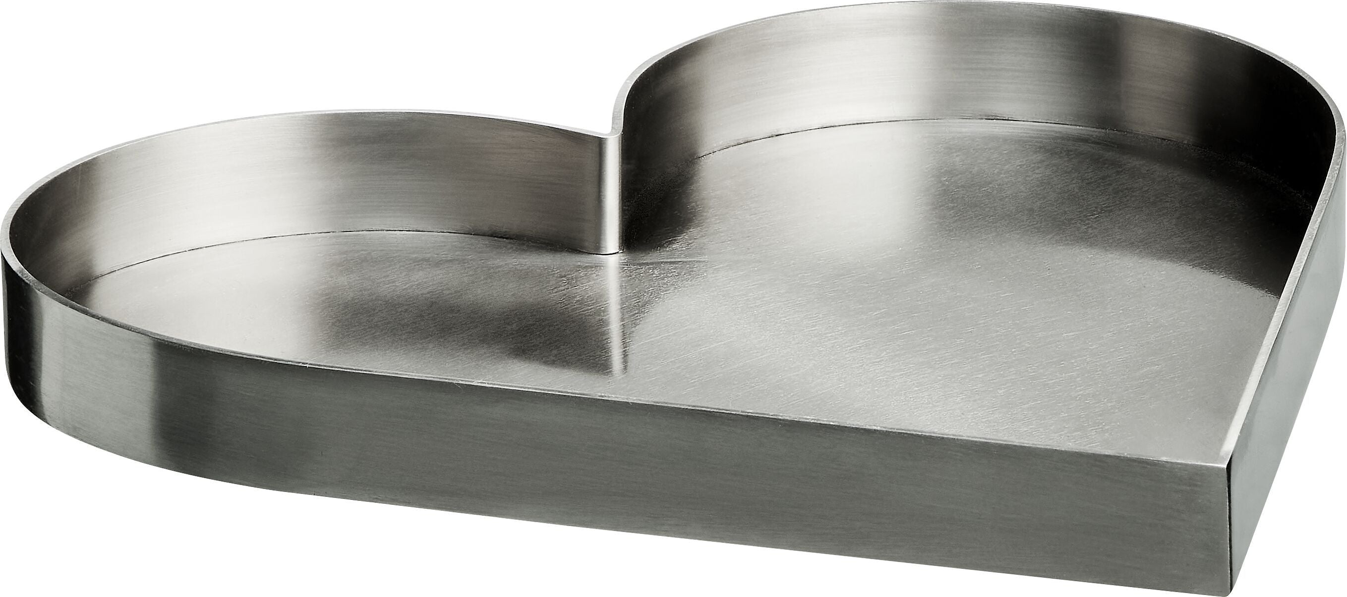 SE-ZIGERLI Platte Herz silber - Silber / B: 22.0 cm x T: 21.5 cm x H: 2.0 cm