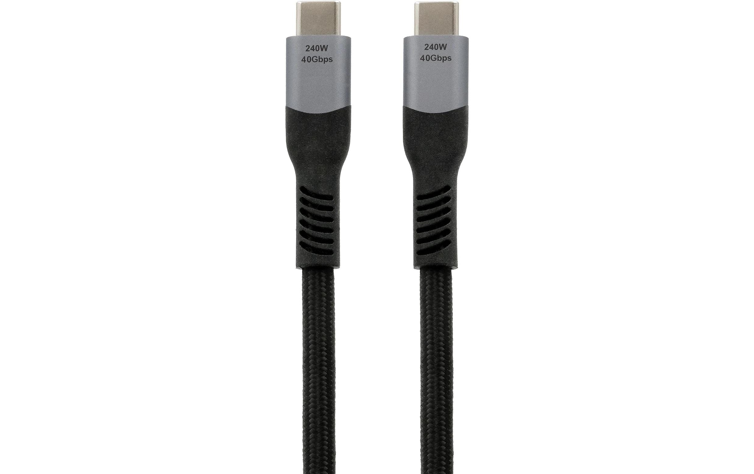 USB-Ladekabel EX-K1598 USB4 USB C - USB C 1 mDaten- und Ladekabel