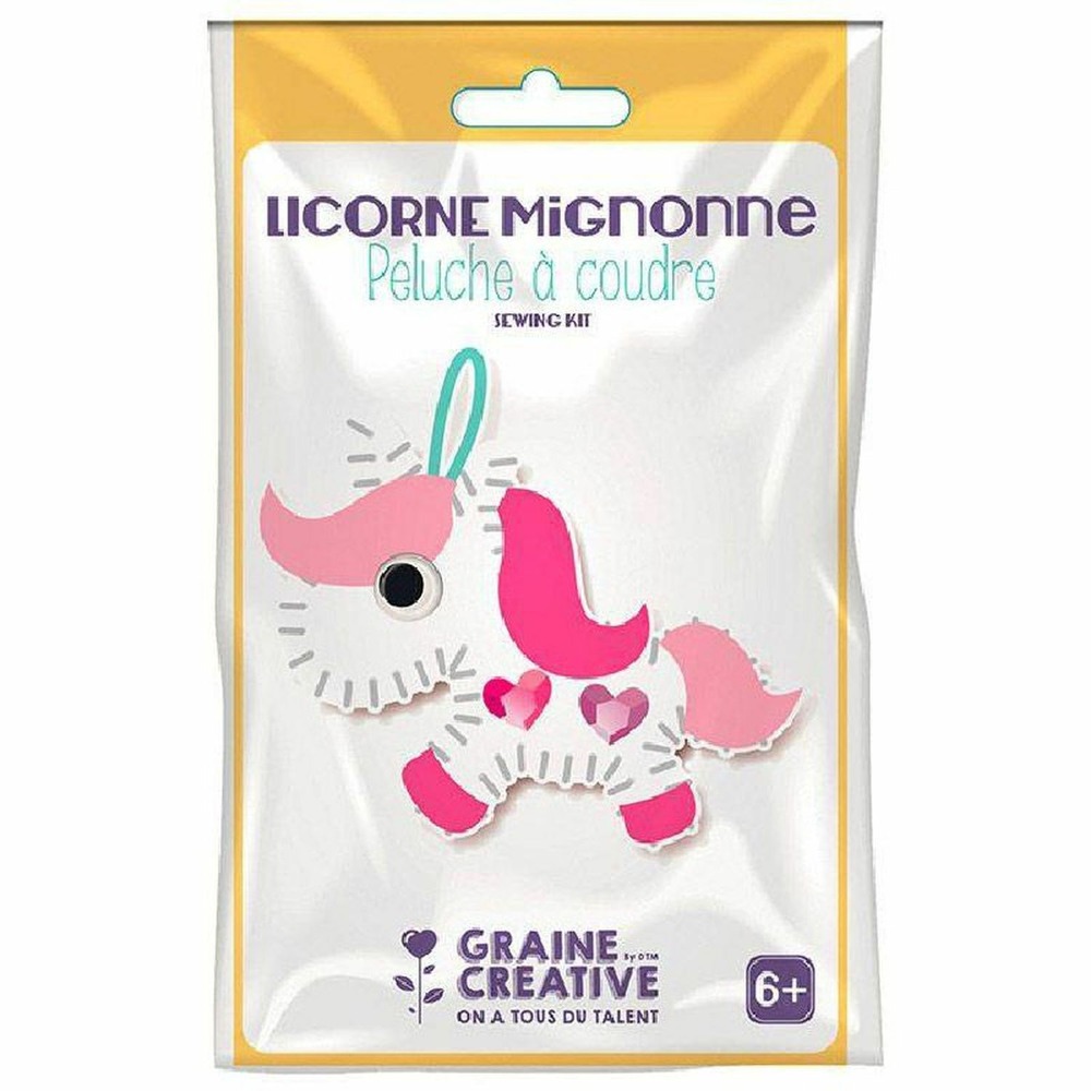 2 kits peluches à coudre - licorne mignonne