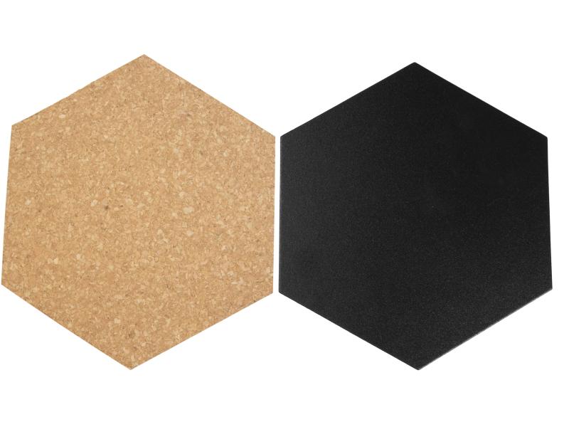 Securit Comboboard Silhouette Hexagon 7Stk.   Kreidetafel, Kreidetafel