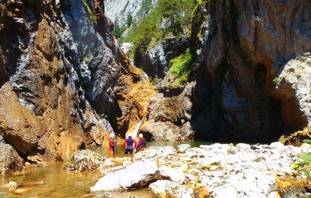 Canyoning Einsteigertour in Schladming als Geschenk