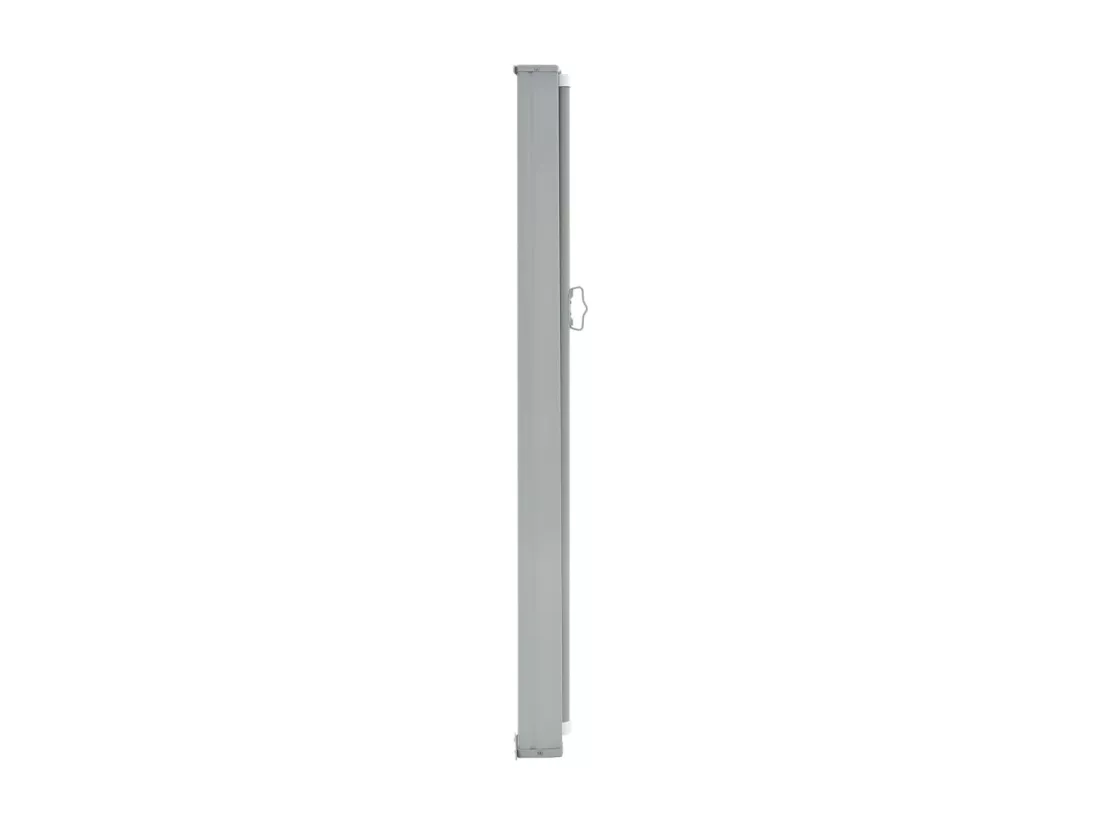 Auvent latéral rétractable de patio 160 x 300 cm Blanc cassé