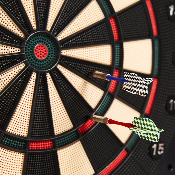 Nordic Games elektronisk dartskive i dartskab sort