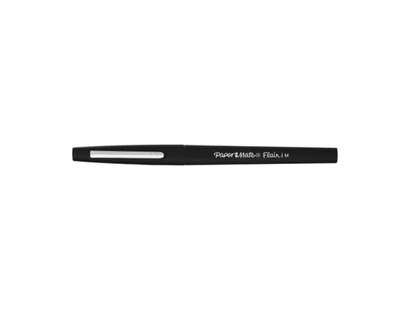 Papermate Flair Original, Medium, 1 farger, Sort, Projektil spiss, 1 mm, Sort