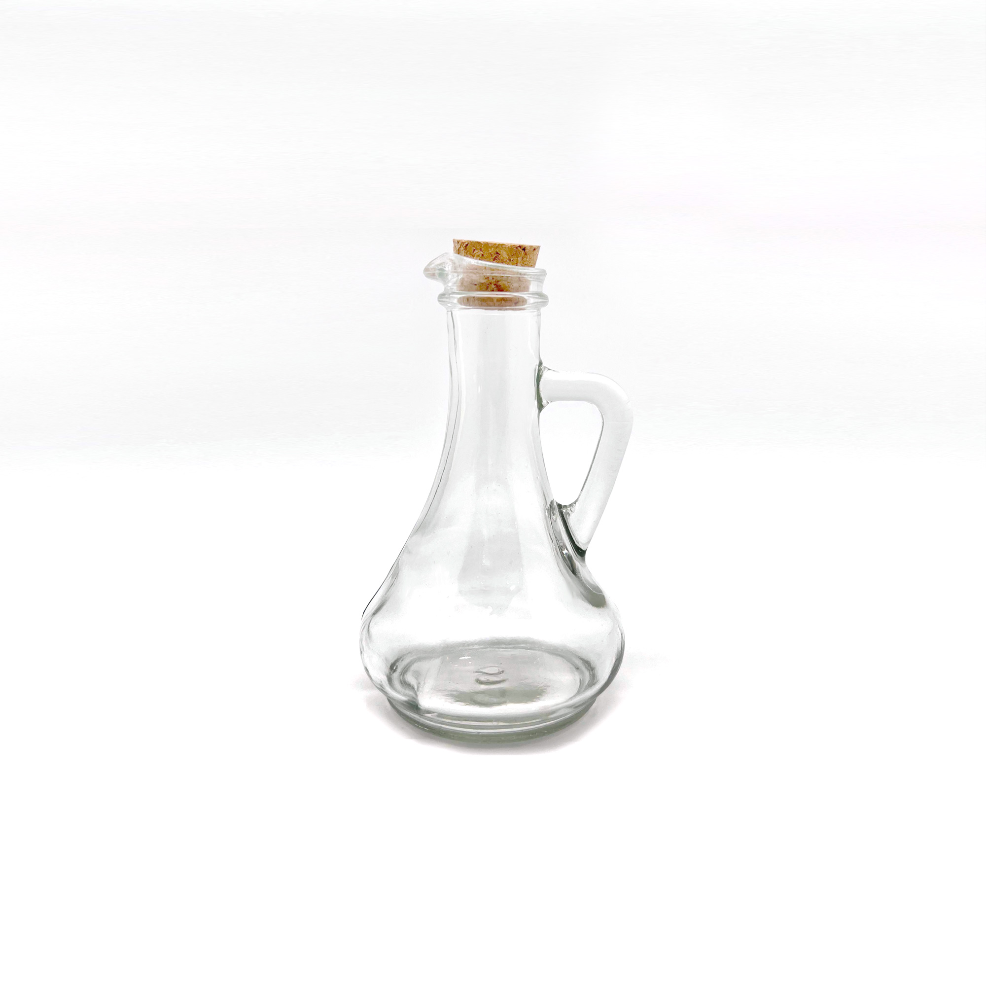 Glaskanne mit Korken 250ml, H 15,8 cm, Ø 9,4 cm von fischer's lagerhaus