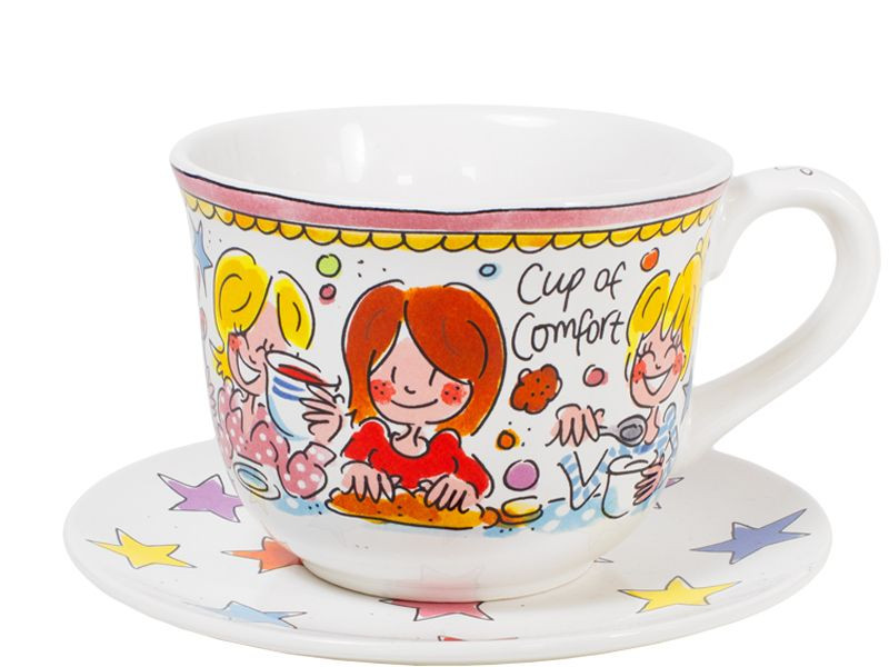 Set soepkom ø14cm en bord Star ø18cm EB