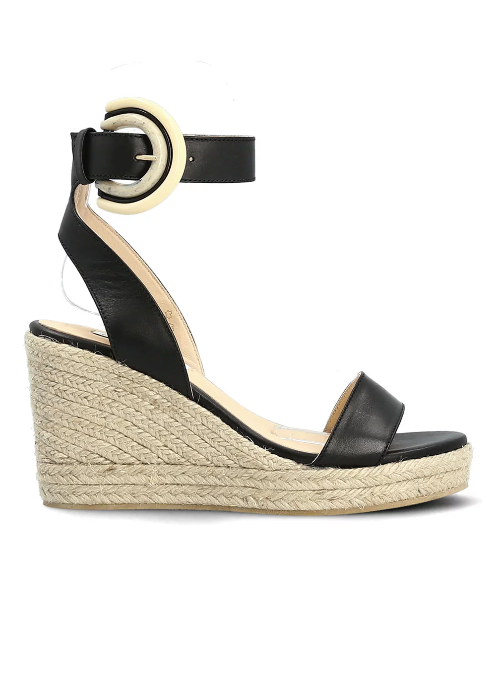 SANDALE TOLBIAC CUIR NOIR