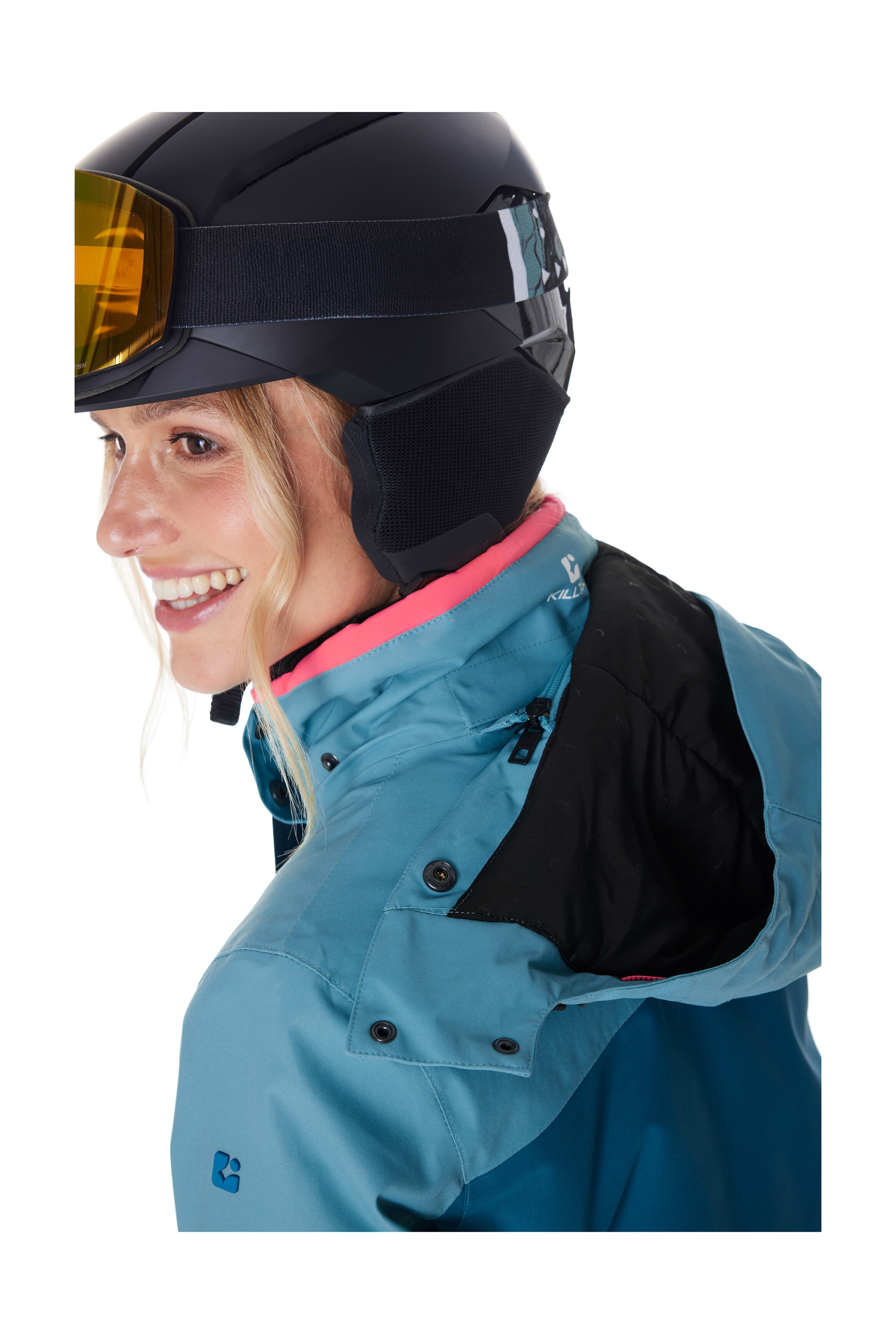 Killtec Skijacke »KSW 67 WMN SKI JCKT« Damen Skijacke: wasserdicht, atmungsaktiv, abnehmbare Kapuze