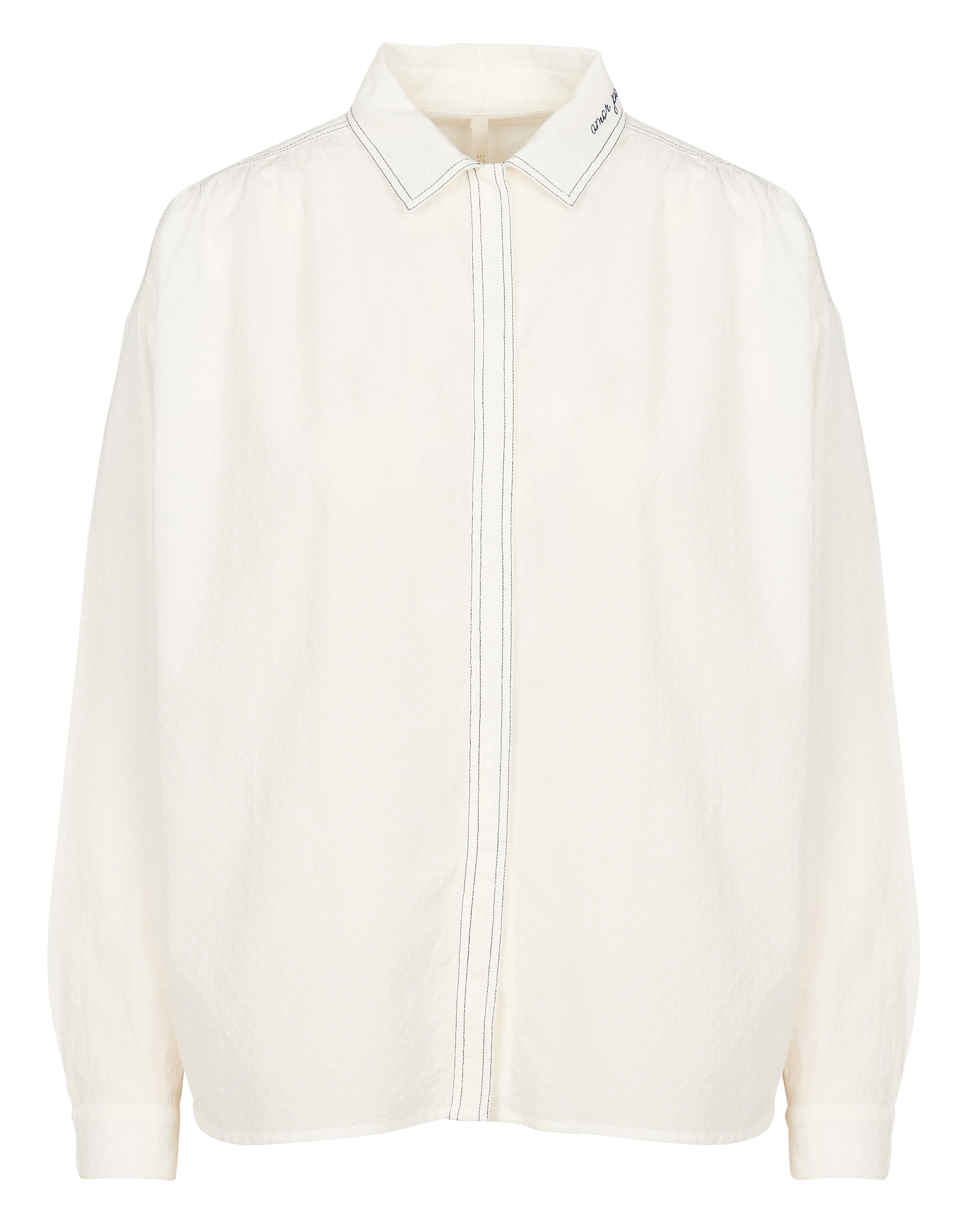 Chemise ample en coton| Blanc