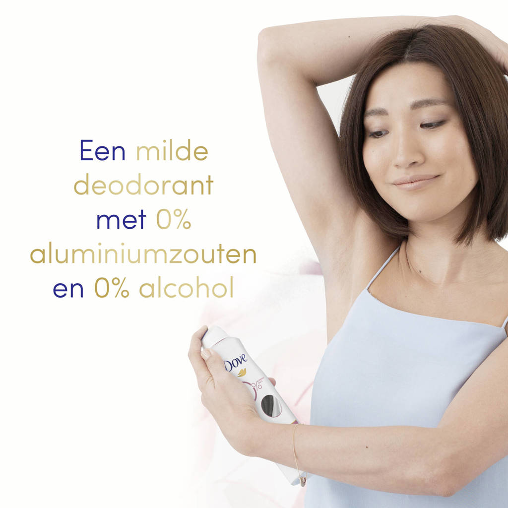 0% Aluminiumzouten Invisible Care deodorant spray - 6 x 150 ml
