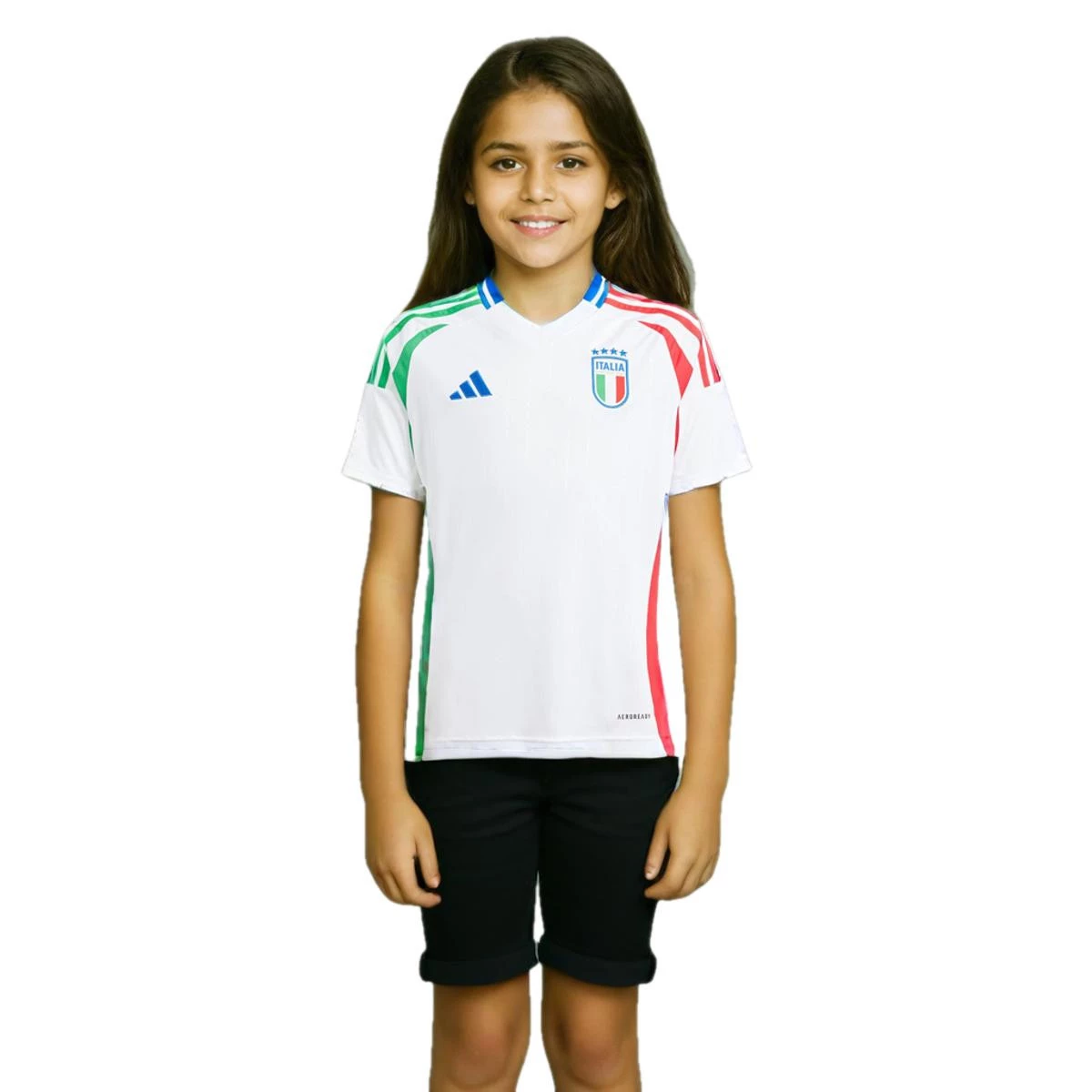 Camisola adidas Itália Segundo Equipamento Euro 2024 Criança