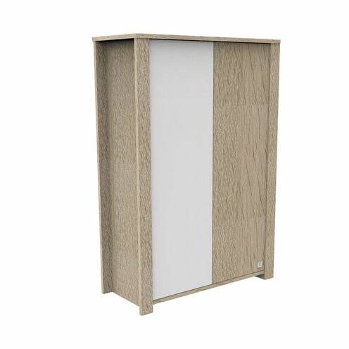 Armoire 2 portes ANTONIN Bois Blanc - SAUTHON