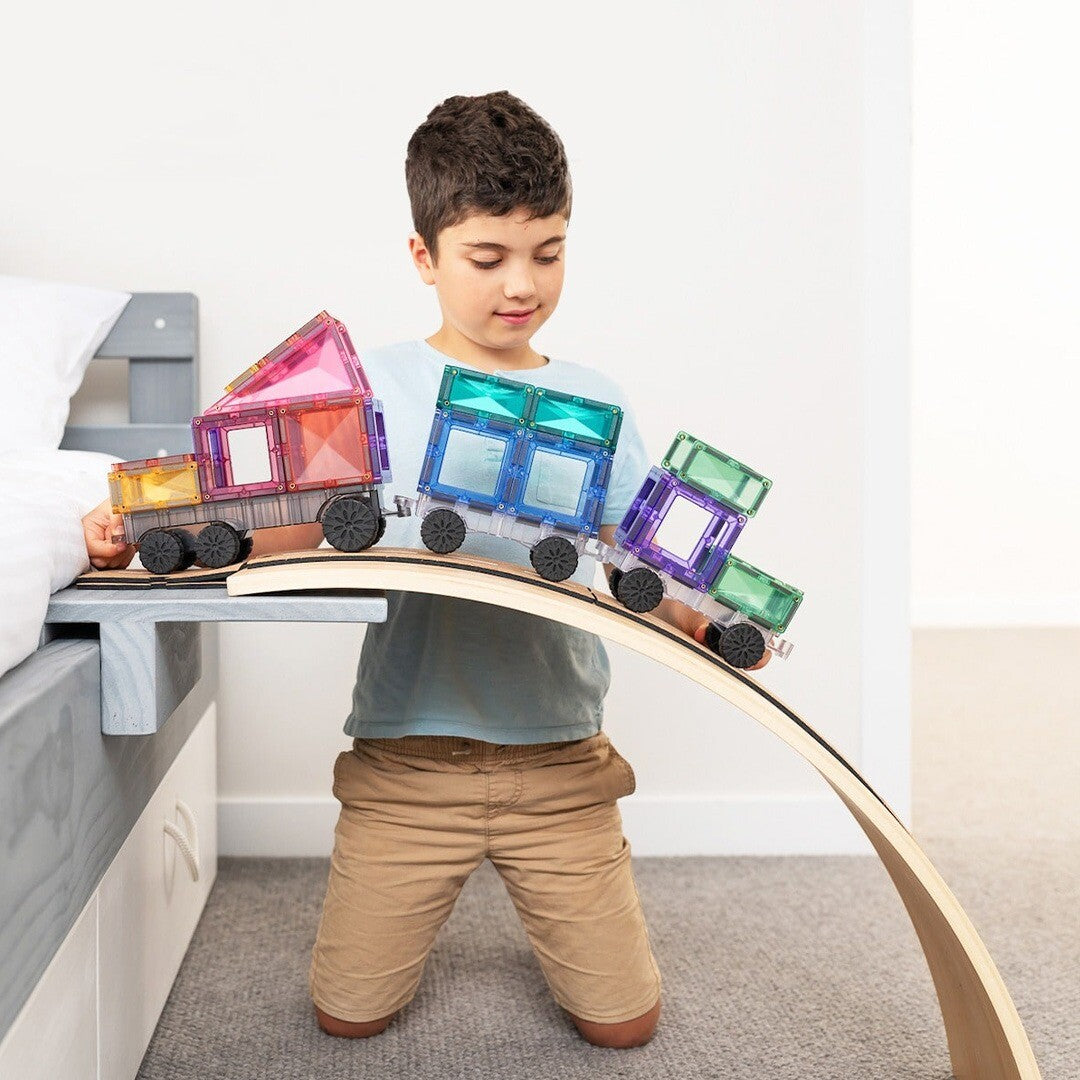 Connetix magnetische tegels transport - pastel