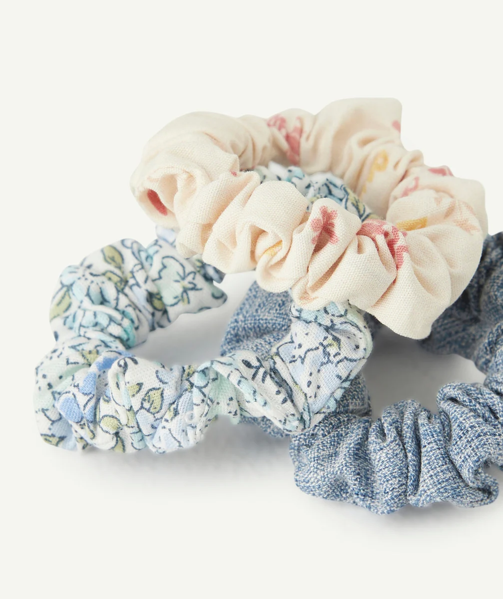 LOT DE 3 CHOUCHOUS BÉBÉ FILLE AVEC IMPRIMÉS