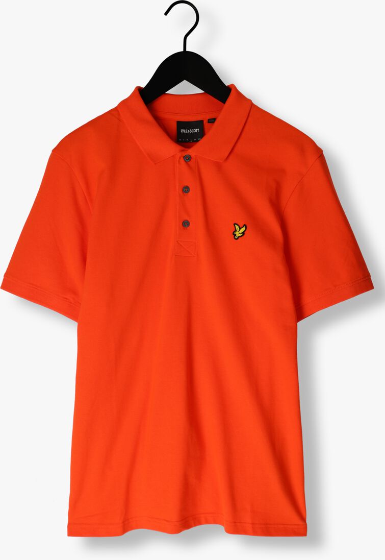 LYLE & SCOTT oranje lyle & scott polo plain polo