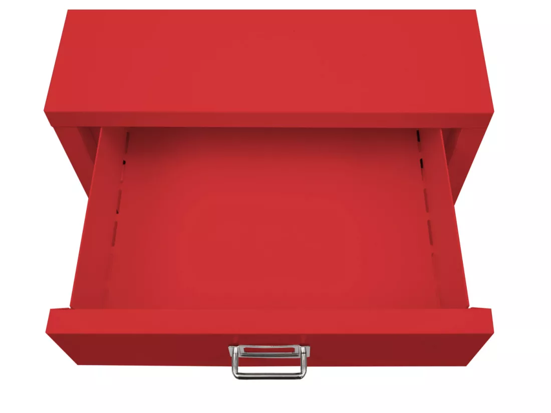 Caisson à roulettes MCW-L49, rouge