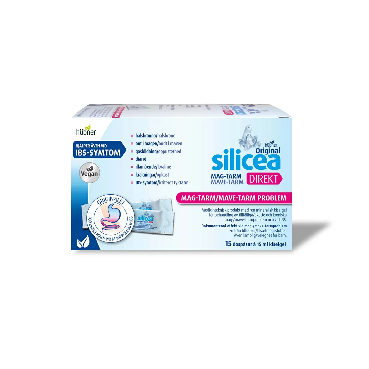 Silicea Mave-Tarm DIREKT - 15 x 15 ml.