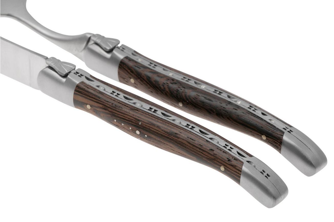 Laguiole en Aubrac CCF99WEIHL, 4-delige bestekset wengehout