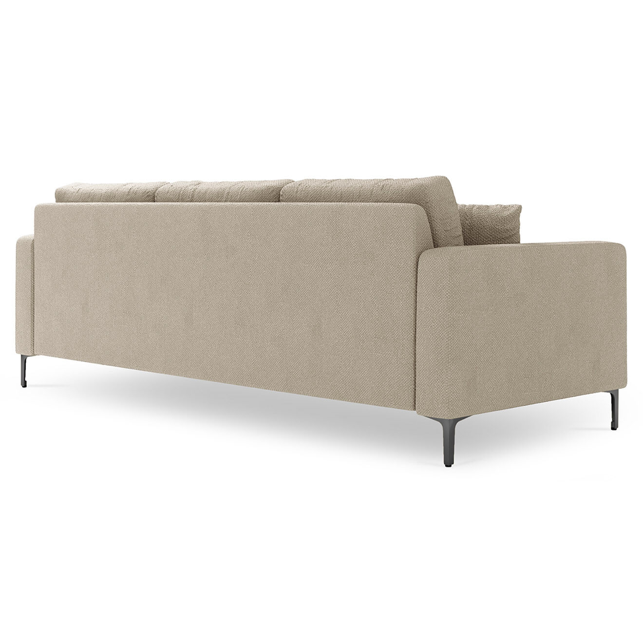 Mazzini Sofas Canapé Venus 3 Places beige - 220x92x90 cm
