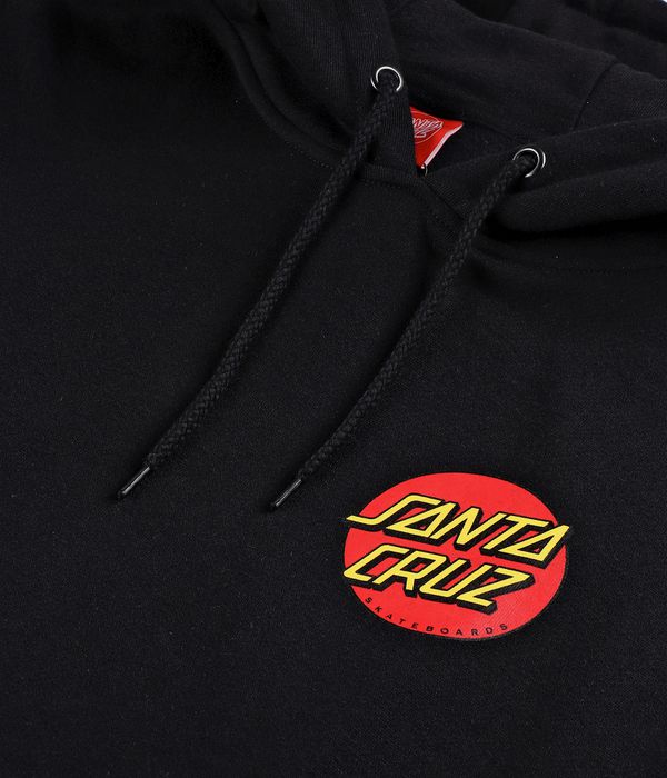 Santa Cruz Classic Dot Chest Hoodie (black)