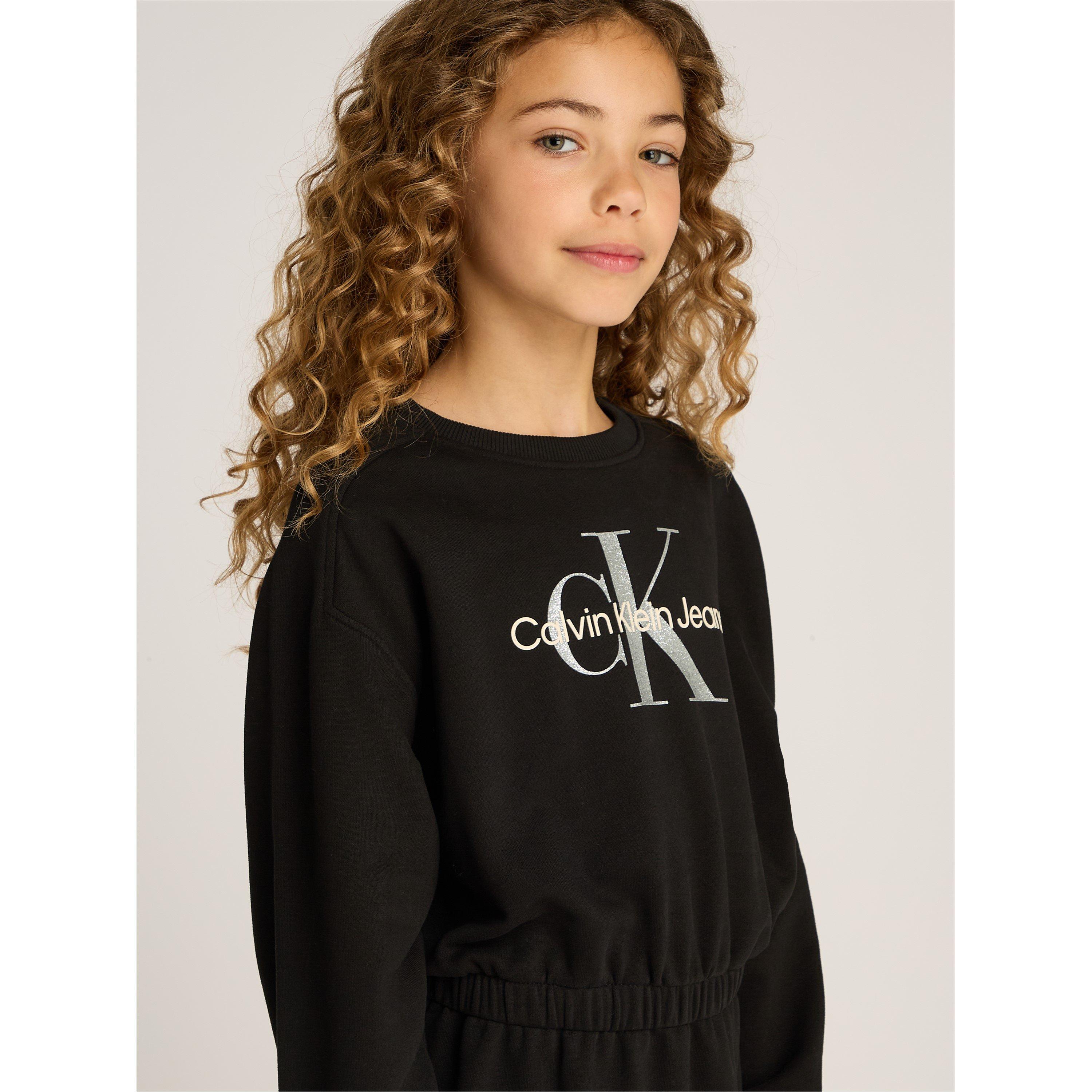 Calvin Klein Jeans GLITTER MONOLOGO HWK DRESS