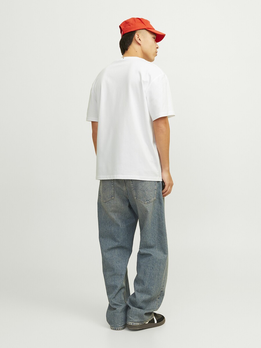 JACK & JONES<br>Camiseta com hals redondos e logotipo