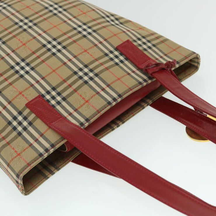 Burberry Vintage Burberry Shoulder Bag Red